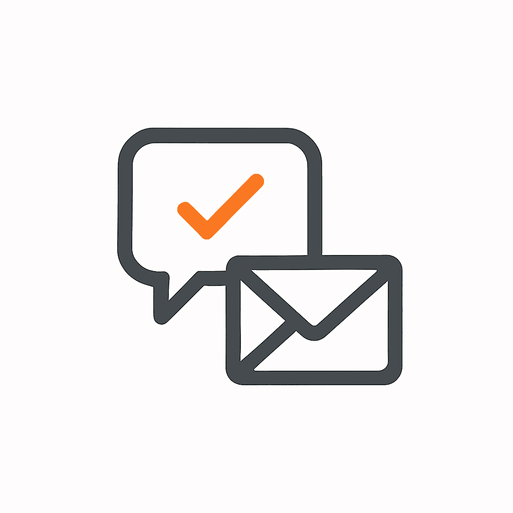 WhatsApp- & E-Mail-Begleitung